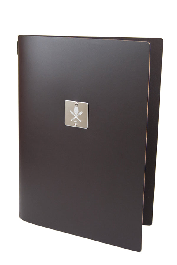 Speisekarte "FASHION" braun, A4, 1 Stk