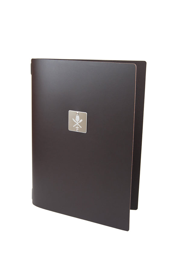 Speisekarte "FASHION" braun, A5, 1 Stk