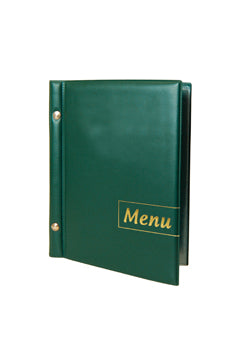Speisekarte (PVC) "Menu" dunkelgrün, 8 Seiten, A5, 1 Stk