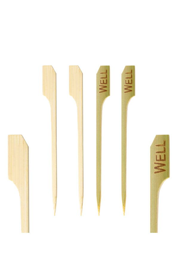Steak Marker "WELL" aus Bambus, 9cm, 250 Stk