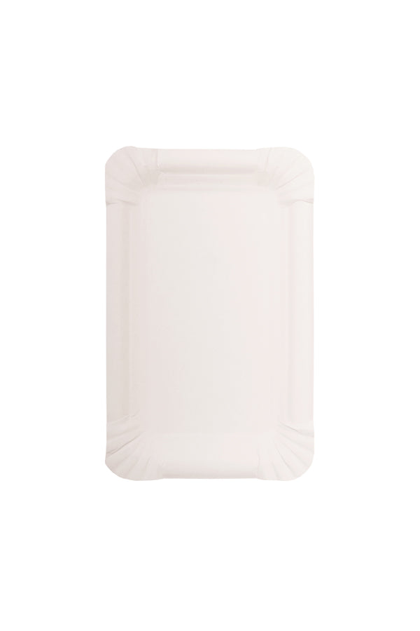 Teller aus Pappe, eckig, 10x16cm, 250 Stk