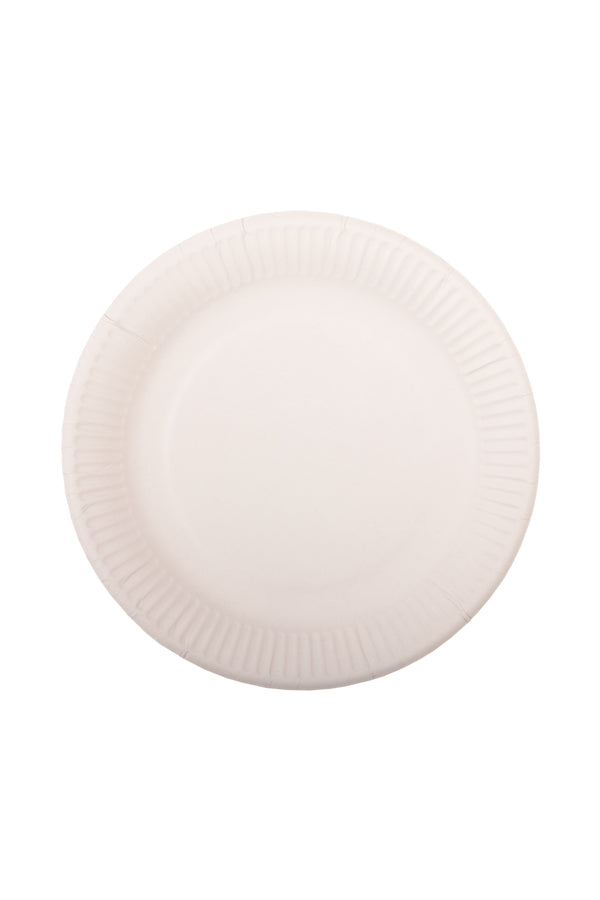 Teller aus Pappe, rund, Ø23cm, 100 Stk