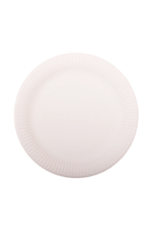 Teller aus Pappe, rund, Ø26cm, 100 Stk