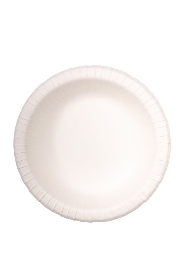 Teller aus Pappe, rund, tief, 480ml, Ø19cm, 20 Stk