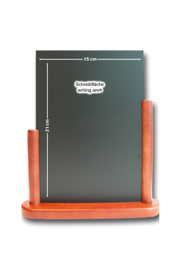 Tisch-Kreidetafel, mahagoni, 15x21cm, 1 Stk.