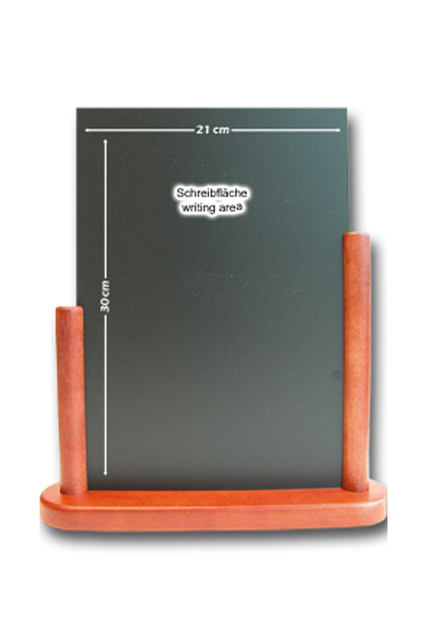Tisch-Kreidetafel, mahagoni, 21x30cm, 1 Stk.