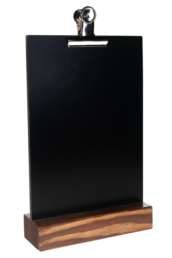 Tisch-Kreidetafel mit Clip, dunkelbraun, A5, 1 Stk.