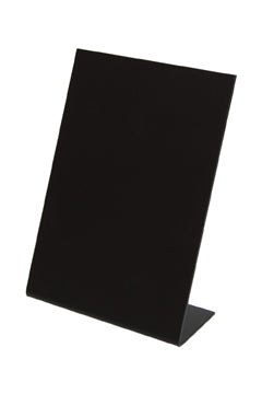 Tisch-Kreidetafeln, PVC, schwarz, ca. 10.5x14.8cm, DIN A6, 3 Stk.