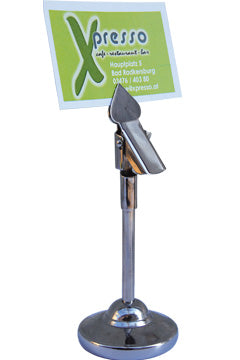 Tischkartenhalter "Clip" aus Edelstahl, ca 104cm, 1 Stk