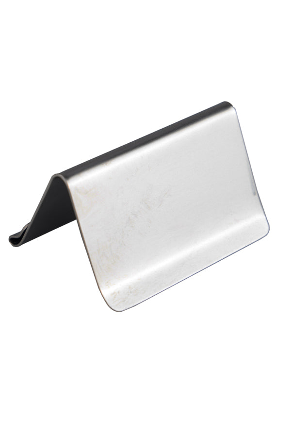 Tischkartenhalter "Visitenkarte", aus Edelstahl, 6x45cm, 1 Stk