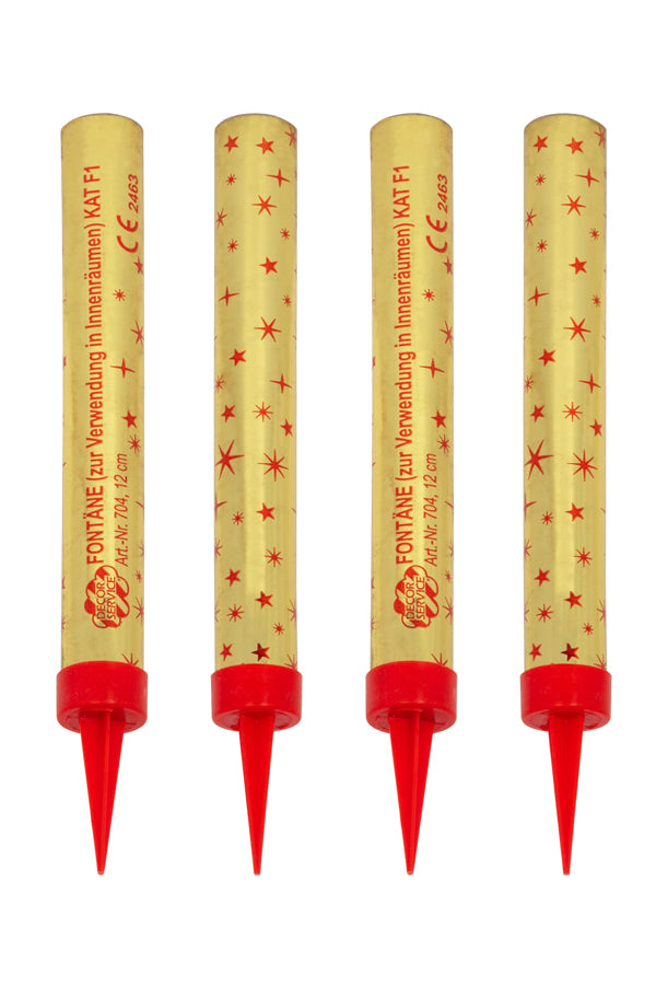 Torten- und Eisfeuerwerk, 12cm, 12 Stk.