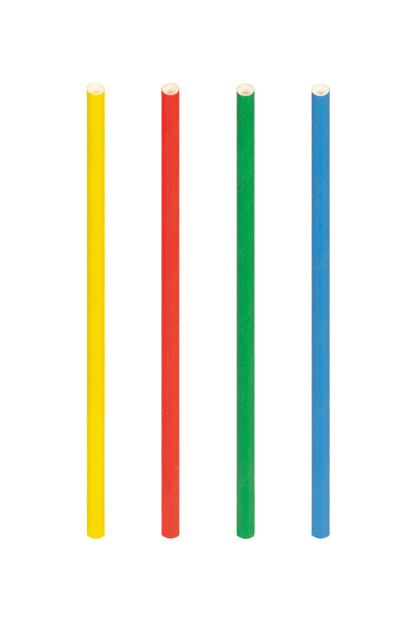 2000 Bunte Löffel-Trinkhalme – 6x200 Mm, Ideal Für Bar, Pub, Slush & Partys