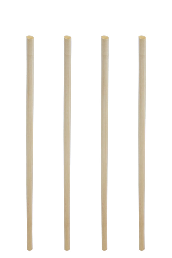 Trinkhalme aus Stroh, Ø3-5mm, 15cm, 100 Stk.