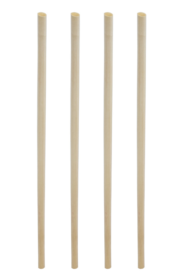 Trinkhalme aus Stroh, Ø3-5mm, 21cm, 100 Stk.