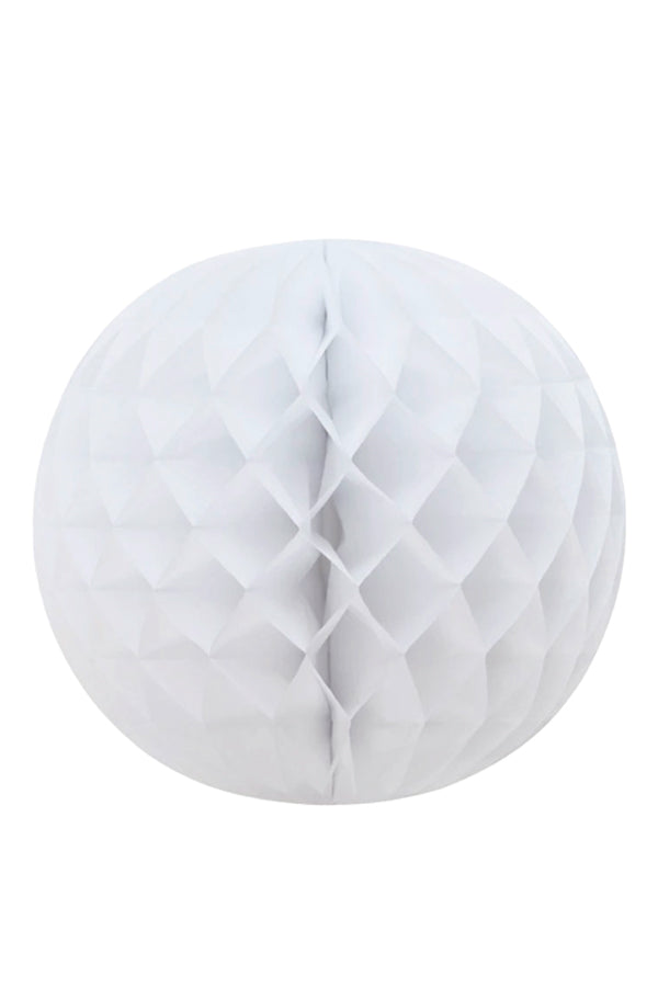 Wabenball aus Papier, schwer entflammbar, weiß, Ø35cm, 1 Stk.