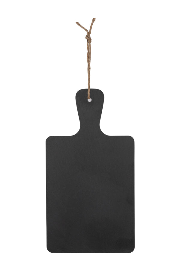 Wand-Kreidetafel "Naturstein" aus Schiefer, schwarz, 15x28cm, 1 Stk