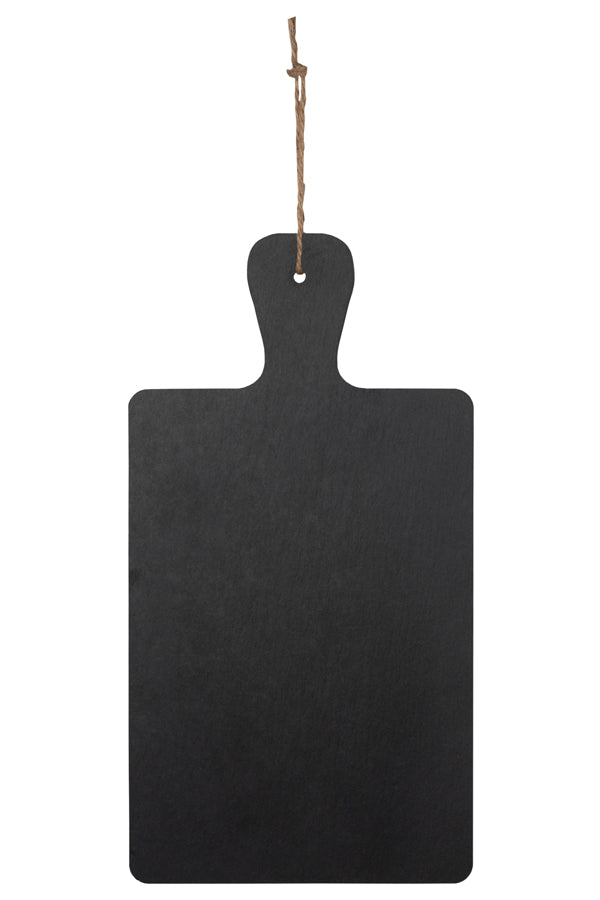 Wand-Kreidetafel "Naturstein" aus Schiefer, schwarz, 18x34cm, 1 Stk