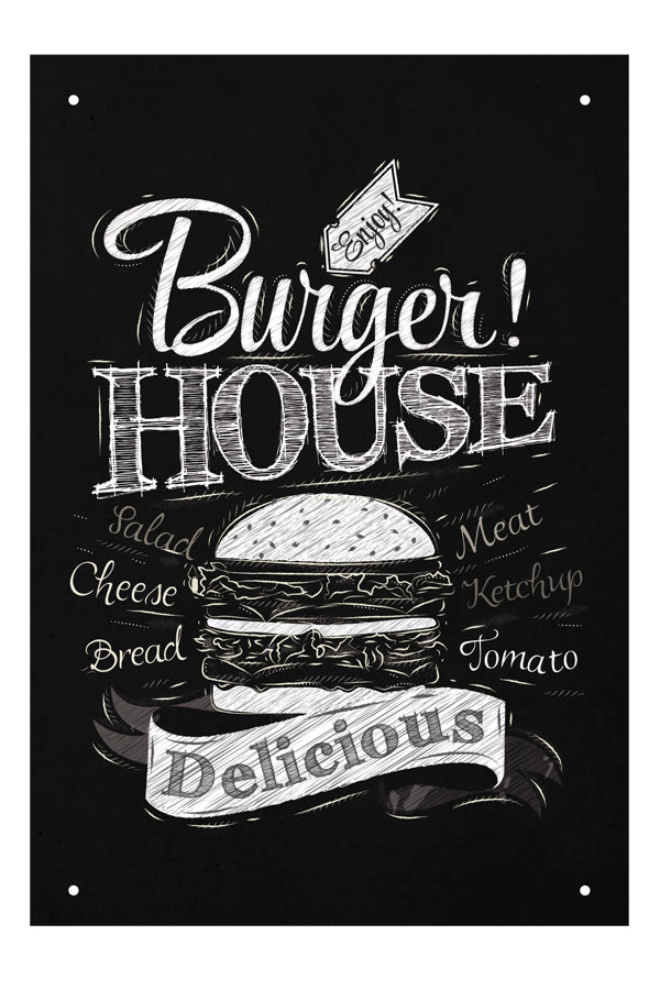 Wand-Kreidetafel ohne Rahmen, schwarz, 55x80cm, 1 Stk.