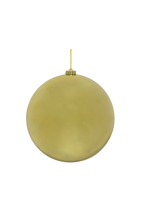 Weihnachtskugeln, aus Kunststoff, gold, Ø10cm, 4 Stk