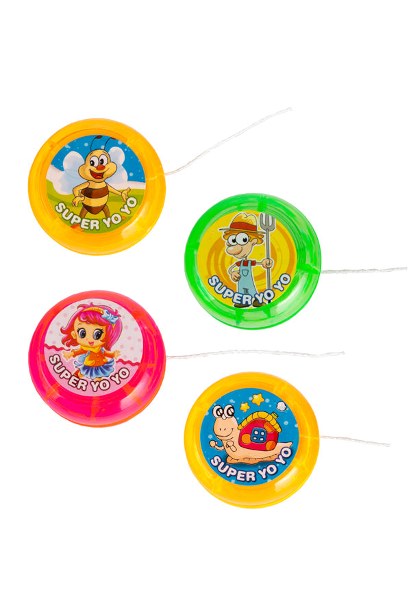 YoYo 4 cm, versch. Motive und Farben, 30 Stk.