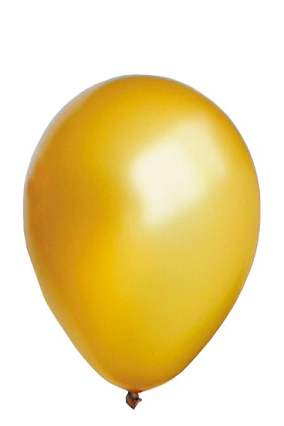 Luftballons "Perlmutt", gold, Ø30cm, 50 Stk.