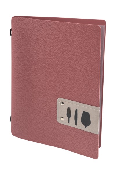 Speisekarte "Smart", A4, altrosa, 8 Seiten, 1 Stk.