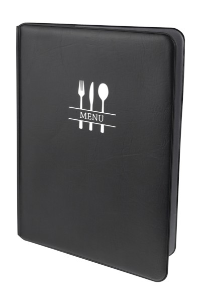 Speisekarte "Casual", A4, schwarz, 8 Seiten, 1 Stk.