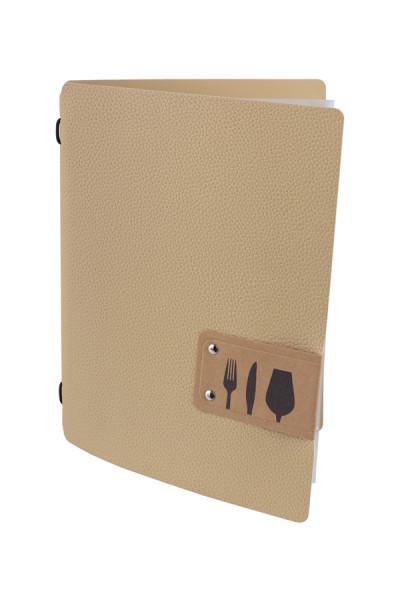 Speisekarte "Smart", A4, sand, 8 Seiten, 1 Stk.