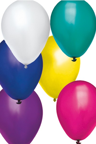 Luftballons "Perlmutt", bunt, Ø30cm, 50 Stk.