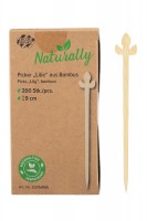 Predogled: Picker "Lilie" aus Bambus, 9cm, 200 Stk. Predogled: Picker "Lilie" aus Bambus, 9cm, 200 Stk.