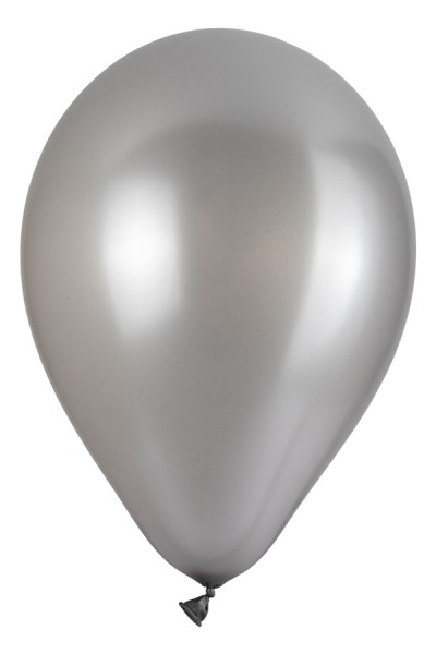 Luftballons "Perlmutt", silber, Ø30cm, 50 Stk.