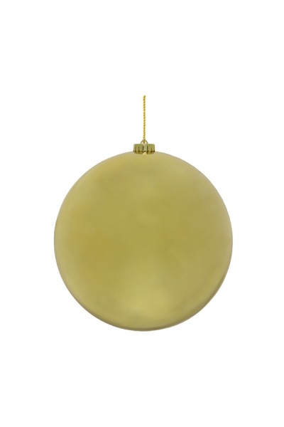 Weihnachtskugel XL aus Kunststoff, gold, Ø15cm, 1 Stk.