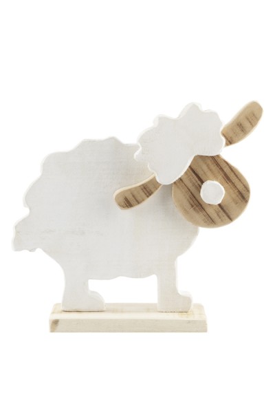 Schaf aus Holz, 20 cm, 1 Stk.