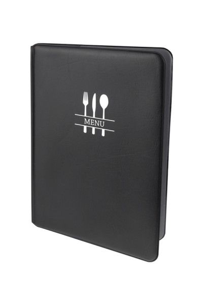 Speisekarte "Casual", A5, schwarz, 8 Seiten, 1 Stk.