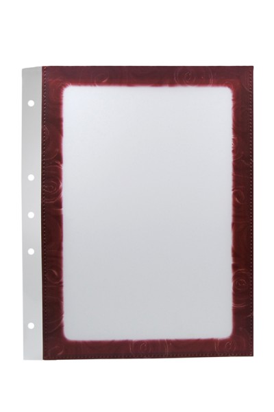 Folienblätter, weinrot, A4, 10 Stk.