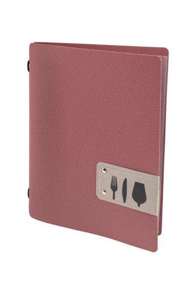 Speisekarte "Smart", A5, altrosa, 8 Seiten, 1 Stk.