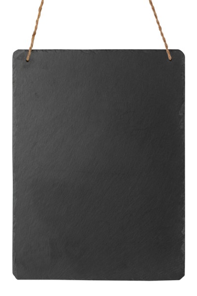 Wand-Kreidetafel "Naturstein" aus Schiefer, schwarz, 30x40cm, 1 Stk.
