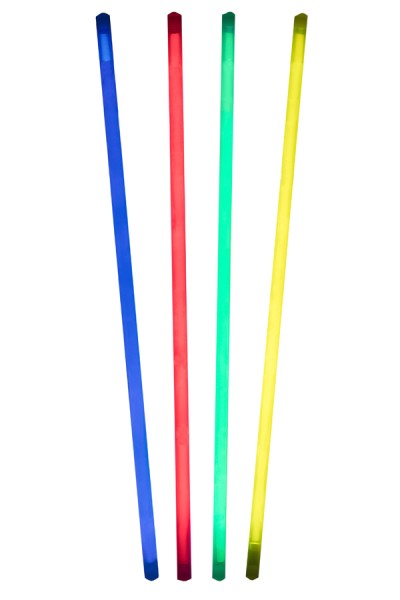 Leuchtstäbe multifunktional, bunt, Ø5mm, 20cm, 50 Stk.
