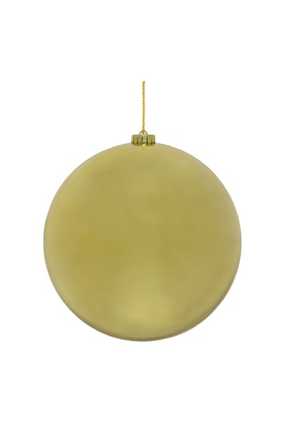 Weihnachtskugel XL aus Kunststoff, gold, Ø20cm, 1 Stk.