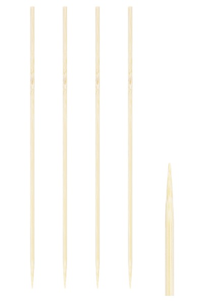 Schaschlikspieße aus Bambus, Ø4mm, 40cm, 250 Stk.