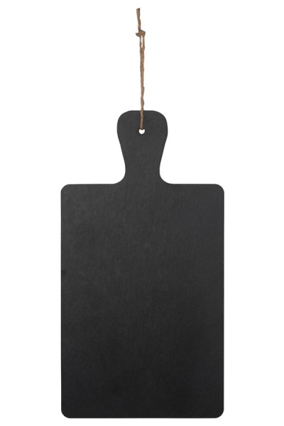 Wand-Kreidetafel "Naturstein" aus Schiefer, schwarz, 18x34cm, 1 Stk.