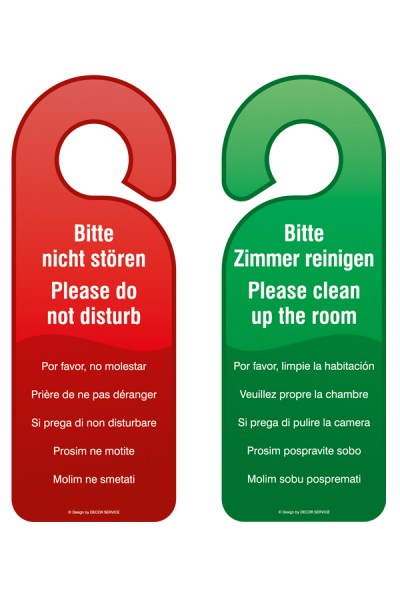 Türhänger "Hotel", 7.8x21.2cm, 25 Stk.