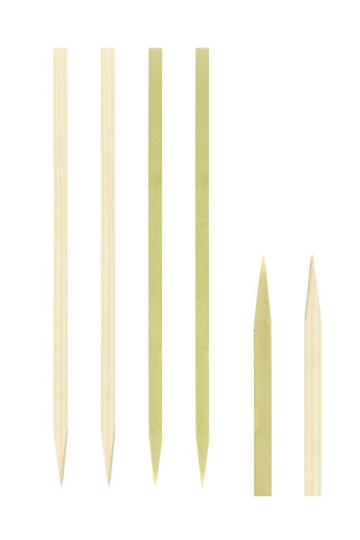 Fingerfood Spieße "Natur" aus Bambus, 24cm, 100 Stk.